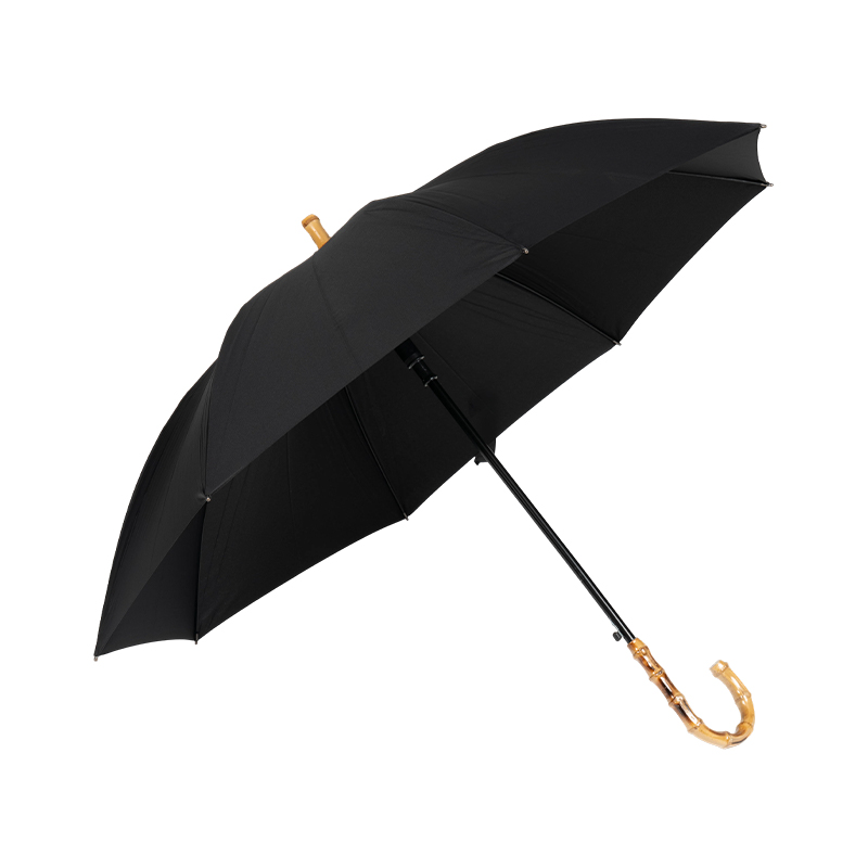 Bamboo Curved Handle Umbrella