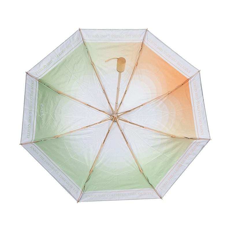 Unique2-In-1 Design,3 Fold Silver Coated Umbrella,Foldable Into Tote Bag
