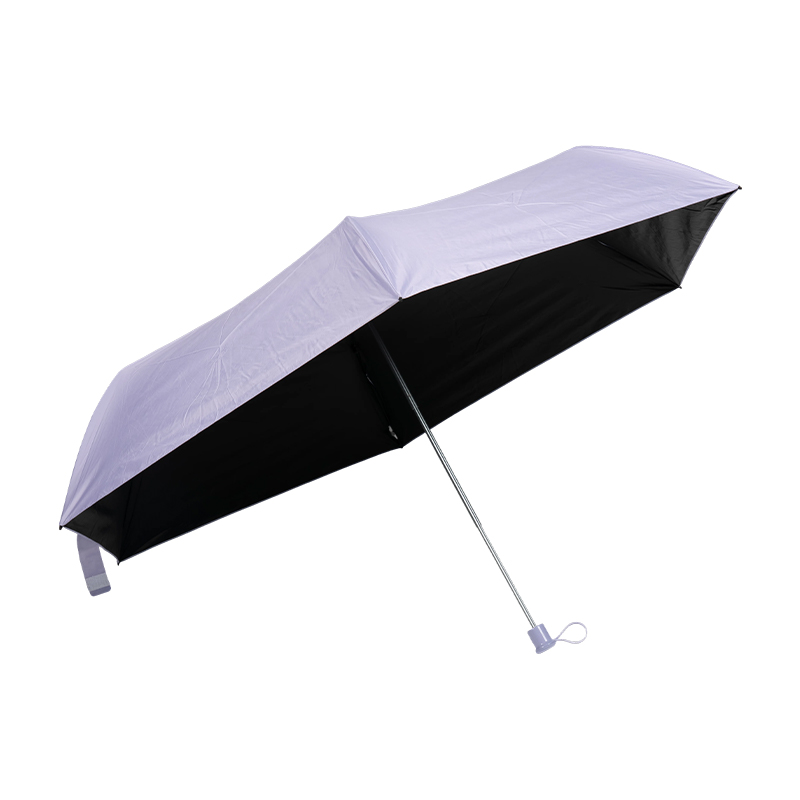 Simple Macaron Solid-Color 3 Fold Umbrella