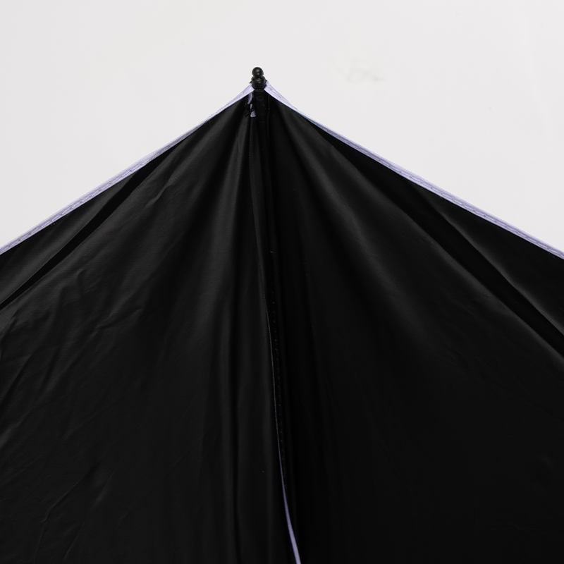Simple Macaron Solid-Color 3 Fold Umbrella