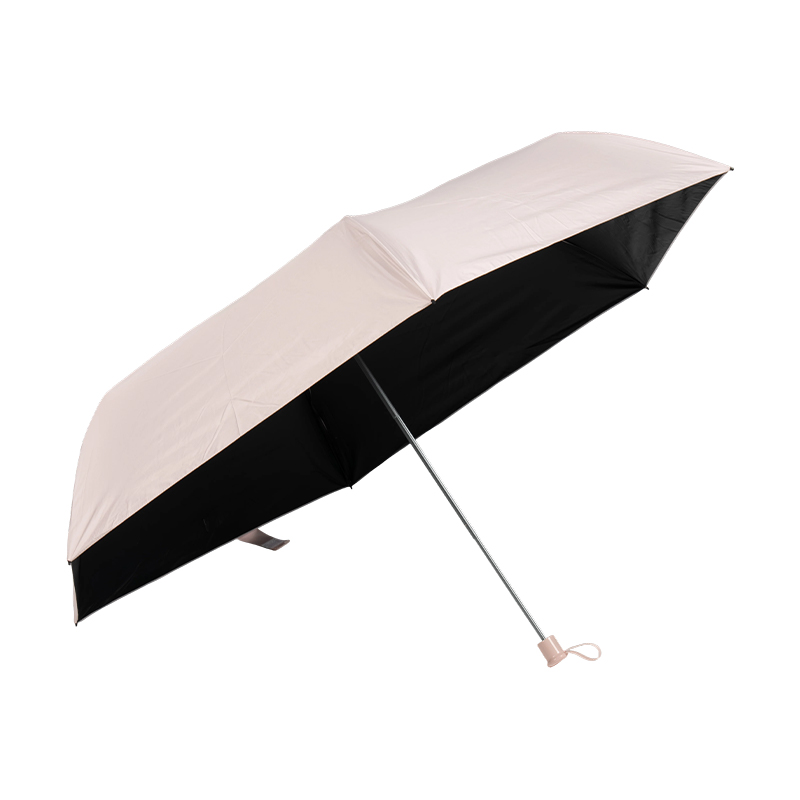 Simple Macaron Solid-Color 3 Fold Umbrella