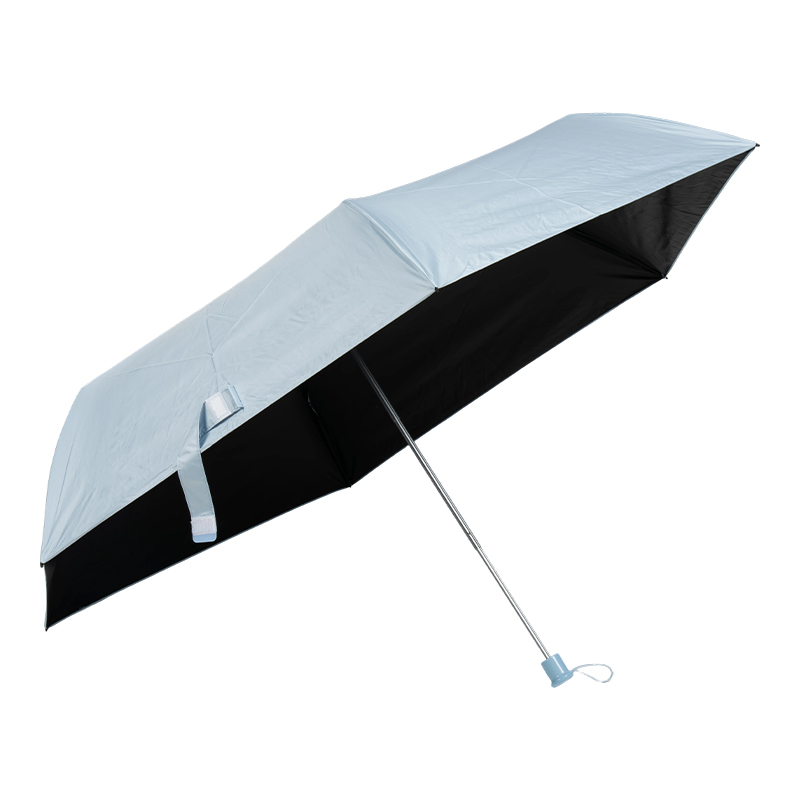 Simple Macaron Solid-Color 3 Fold Umbrella