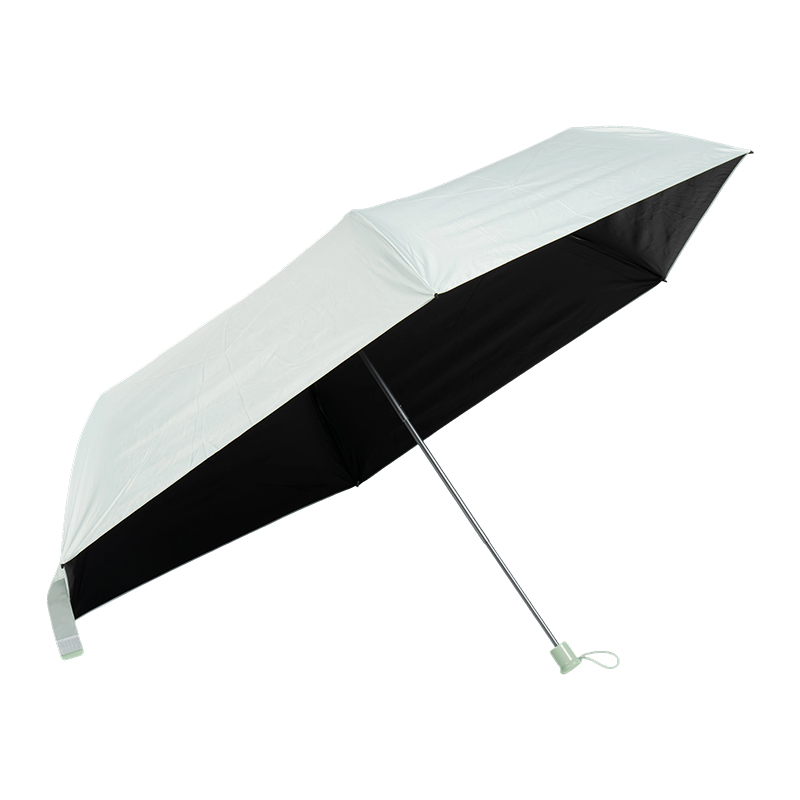 Simple Macaron Solid-Color 3 Fold Umbrella