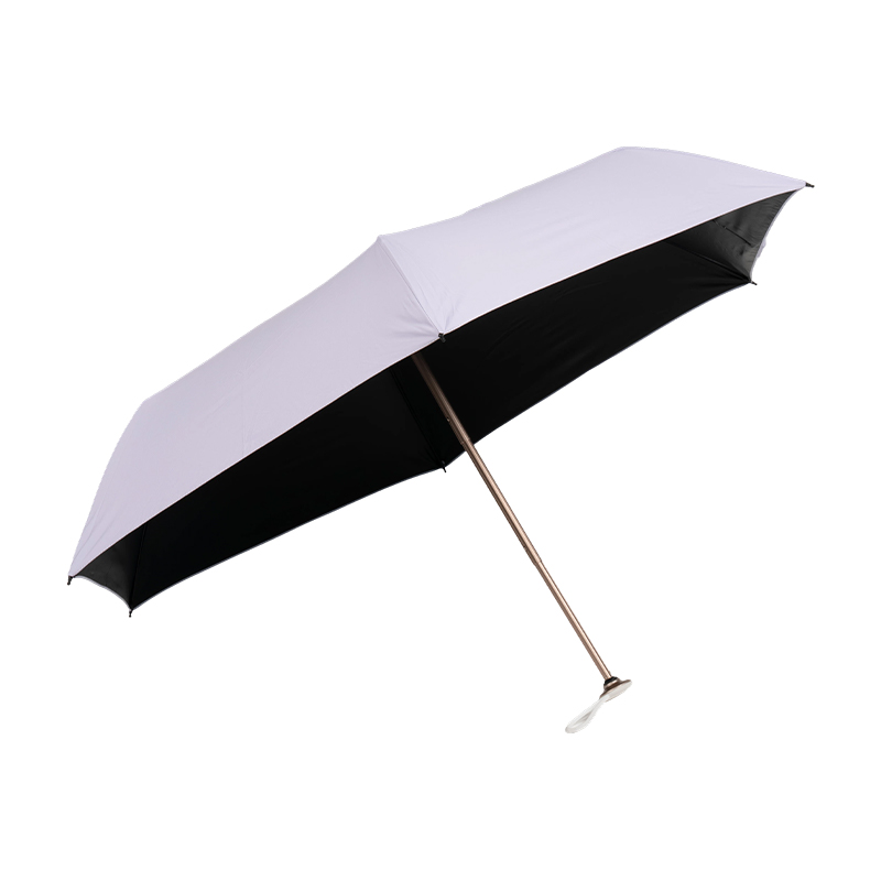 Black Glue Coated Folding Sun Umbrella