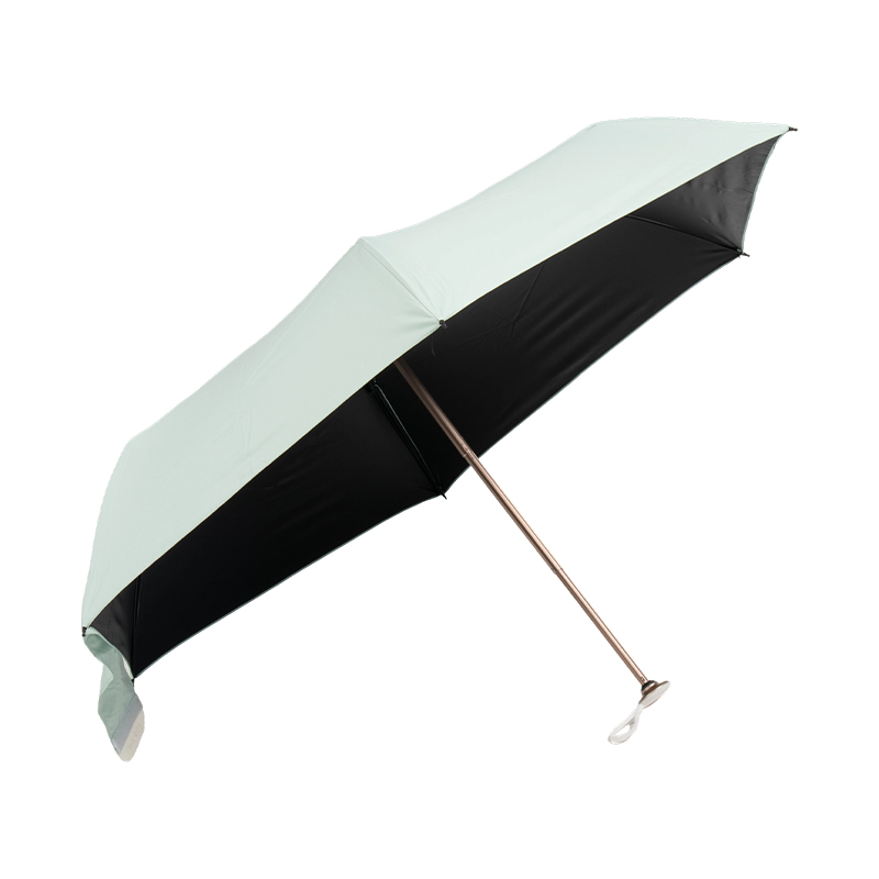 Black Glue Coated Folding Sun Umbrella