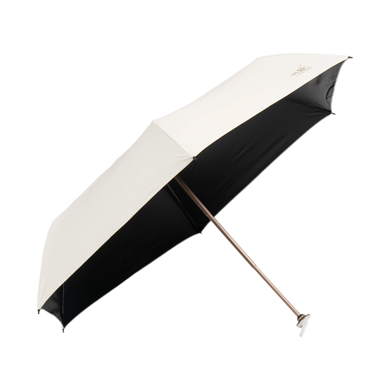 Black Glue Coated Folding Sun Umbrella