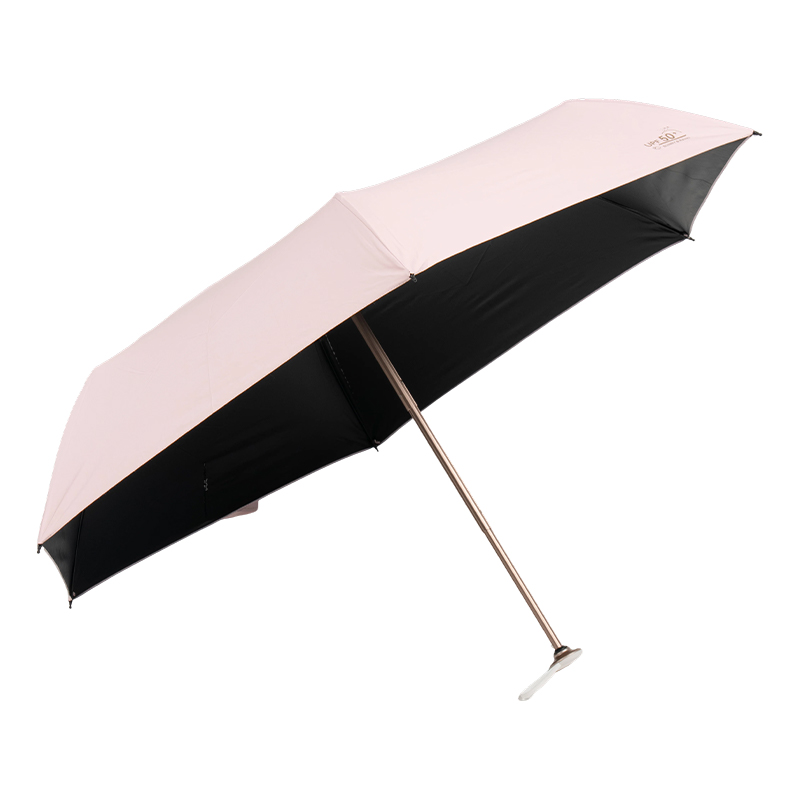 Black Glue Coated Folding Sun Umbrella