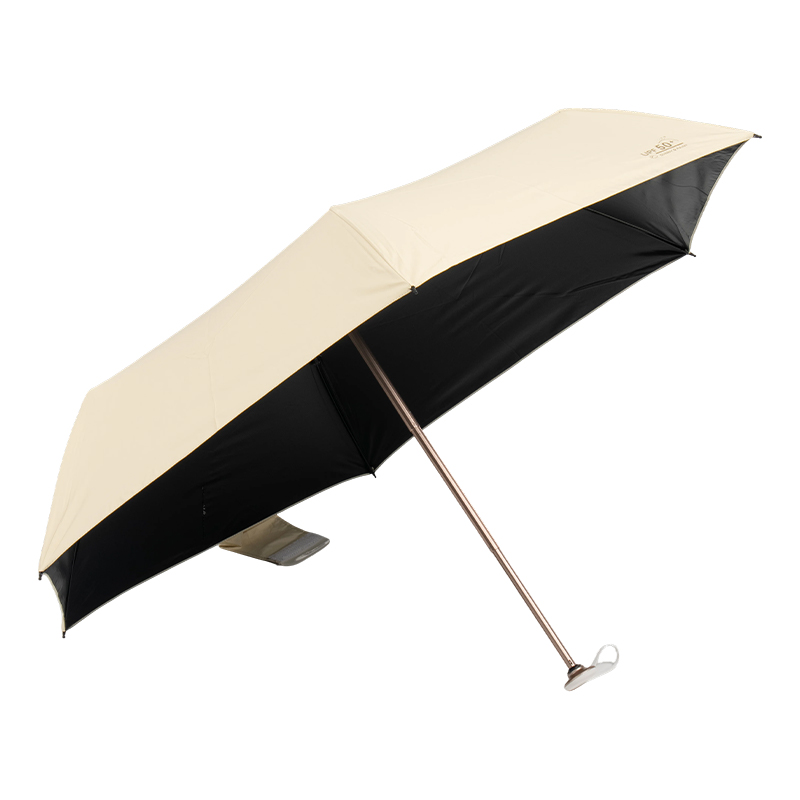 Black Glue Coated Folding Sun Umbrella