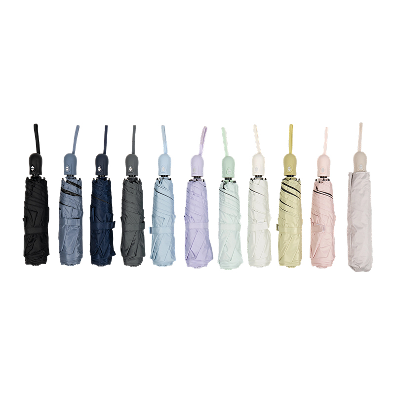 Japanese‑Style Super Light Black Glue Fold Umbrella