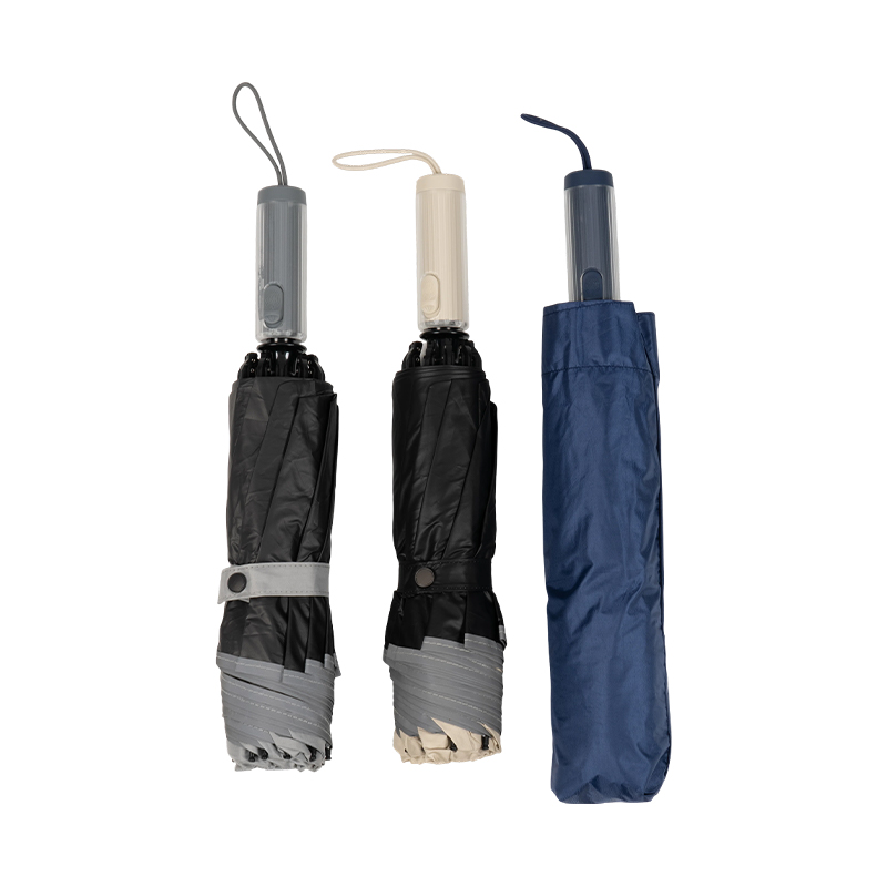 Automtic reverse reflective folding umbrella