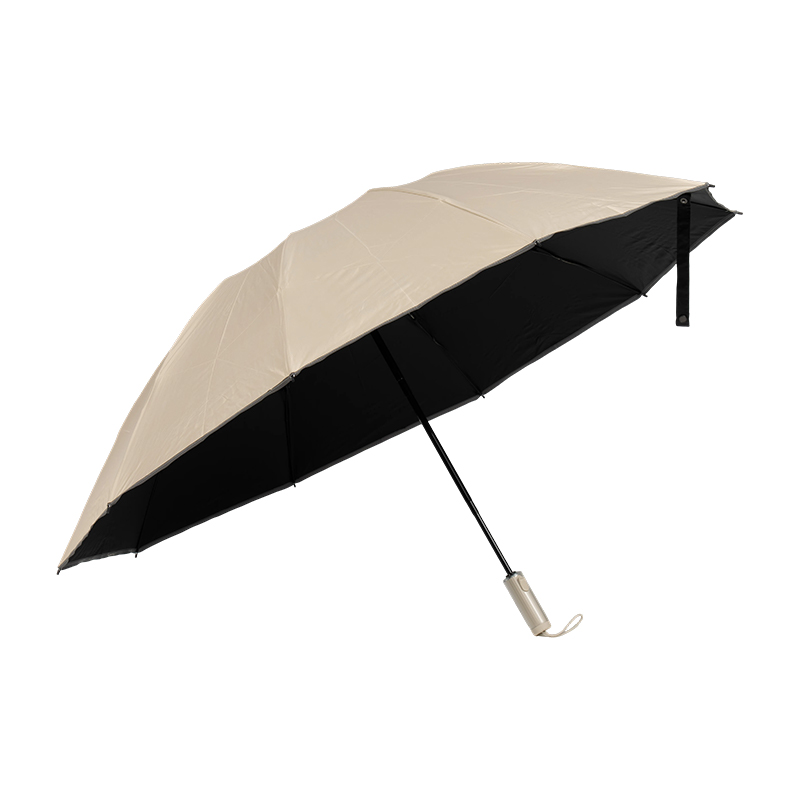 Automtic reverse reflective folding umbrella