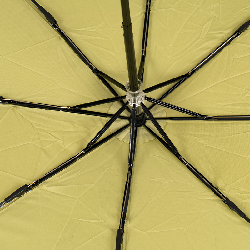 Simple Fold Umbrella With Wooden Handle