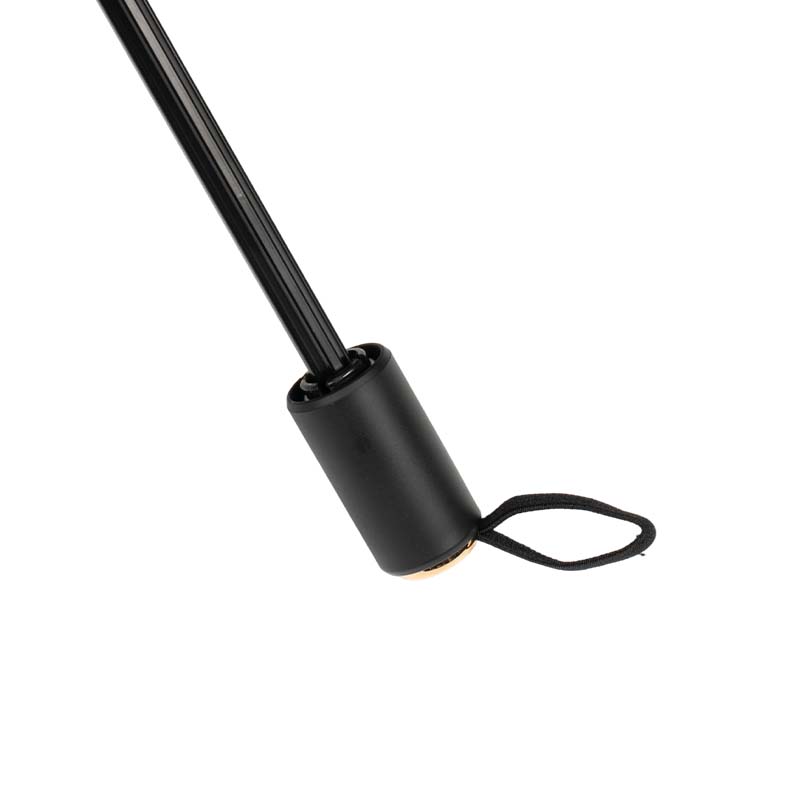 Color-Block Black Coating 3 Fold Sun Umbrella