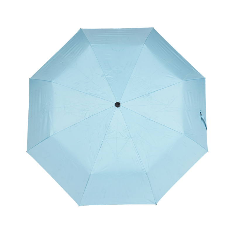 Japanese-Style Solid Color 3 Fold Umbrella