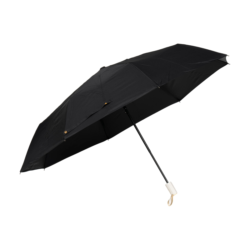 Japanese-Style Solid Color 3 Fold Umbrella