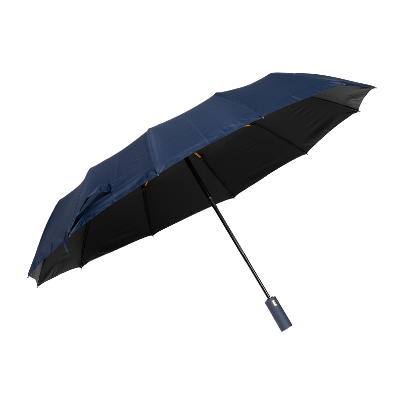Upgraded 12-Rib Double-Keel Windproof Folding Umbrella