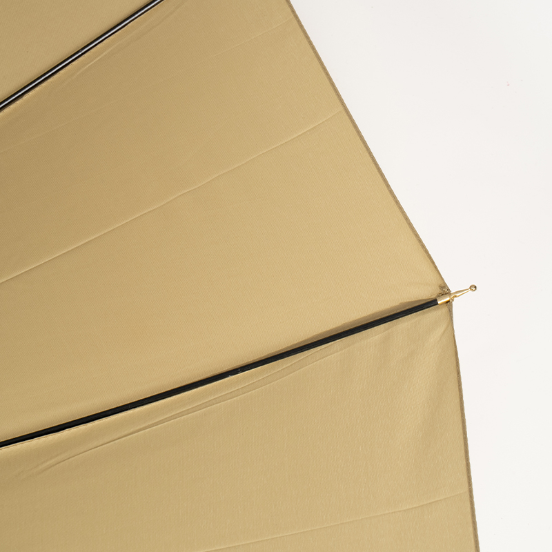 Natural Bamboo Curved Handle 16 Ribs Umbrella