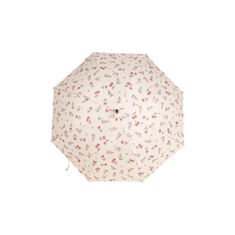 Fresh Floral&Plaid Gift Umbrella