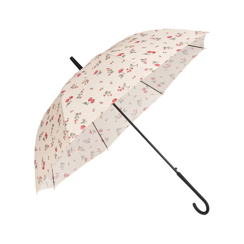 Fresh Floral&Plaid Gift Umbrella