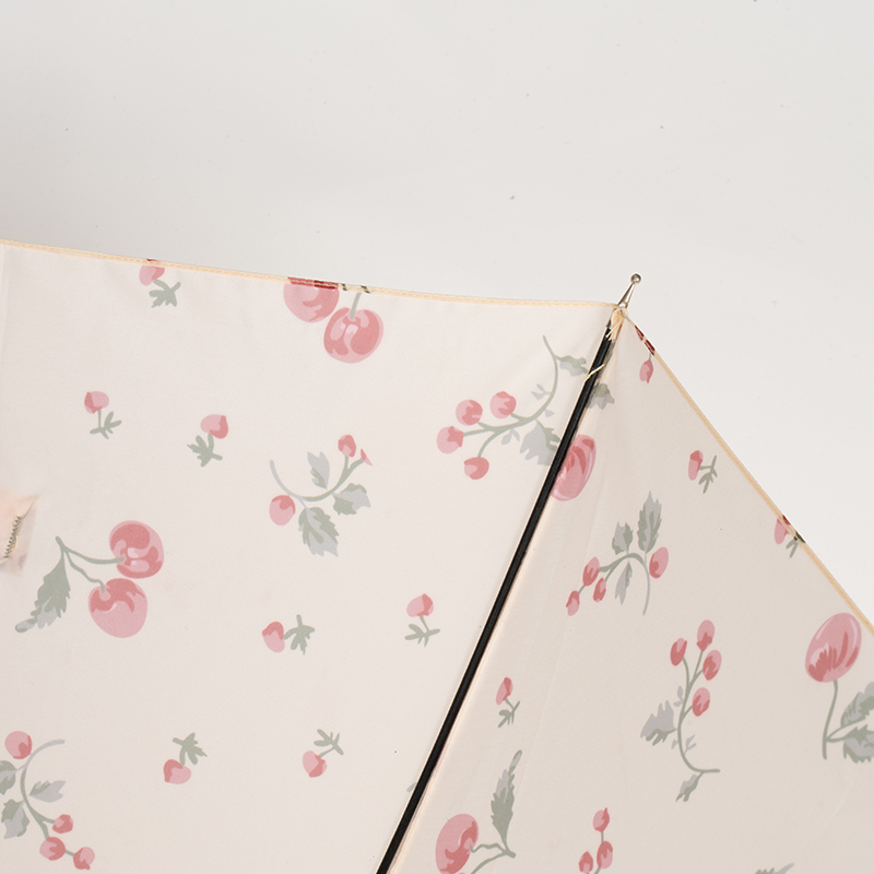 Fresh Floral&Plaid Gift Umbrella