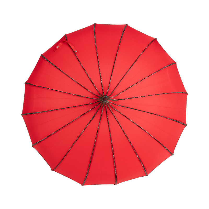Red Pagoda-Shaped Gift Umbrella
