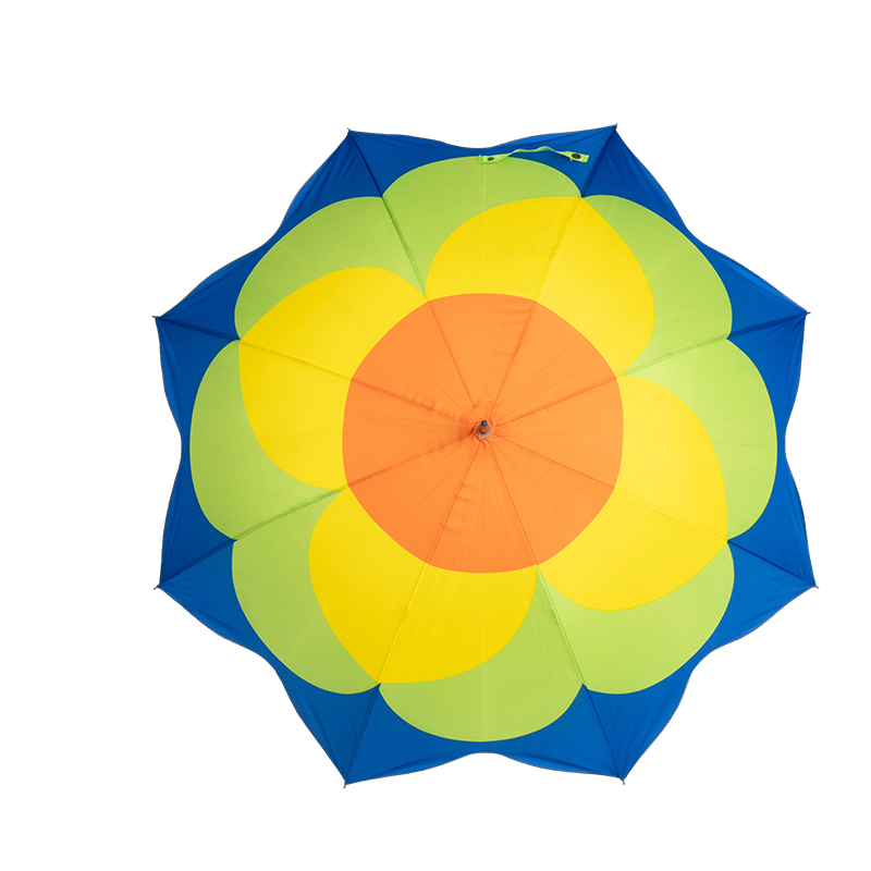 Flower-Shaped Gift Umbrella With Petal Edge