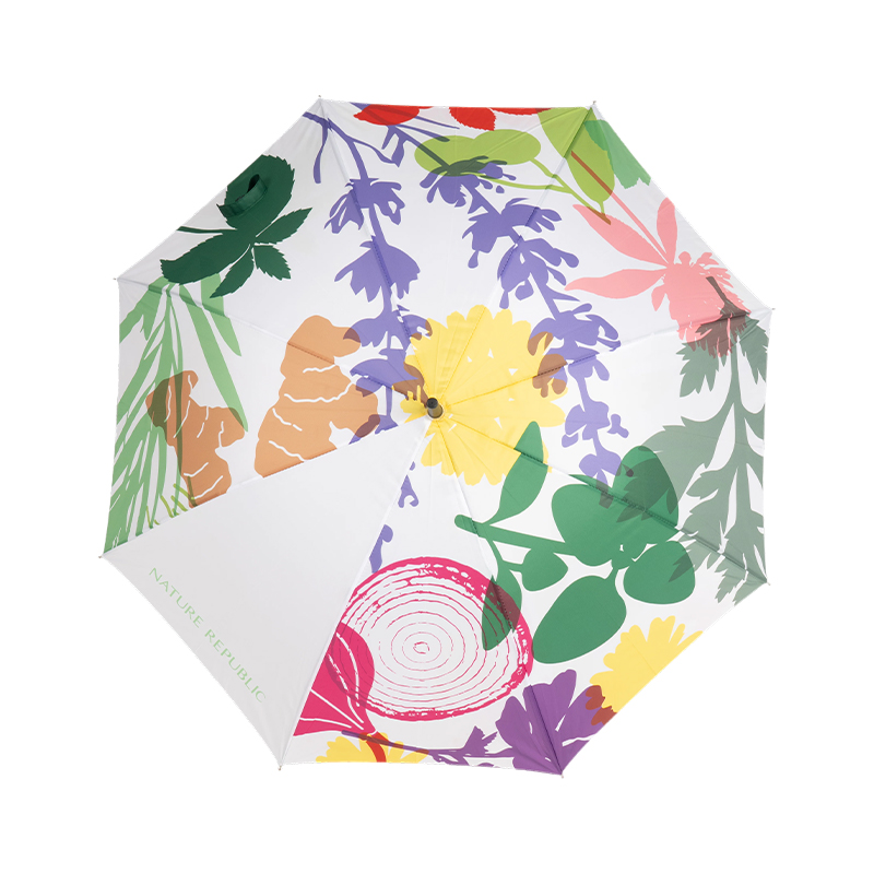 Abstract Floral Printed Gift Umbrella