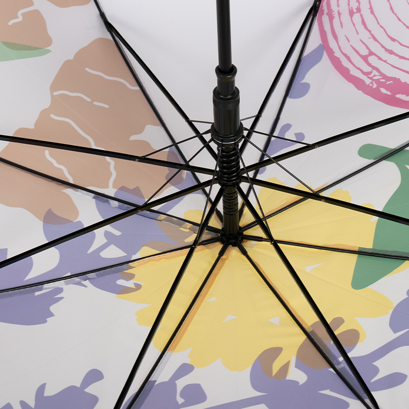 Abstract Floral Printed Gift Umbrella