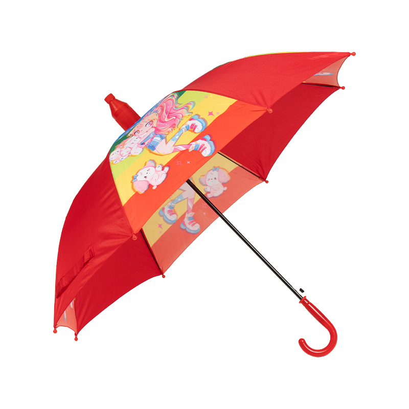 Cartoon Kids Umbrella With Waterproof Cover