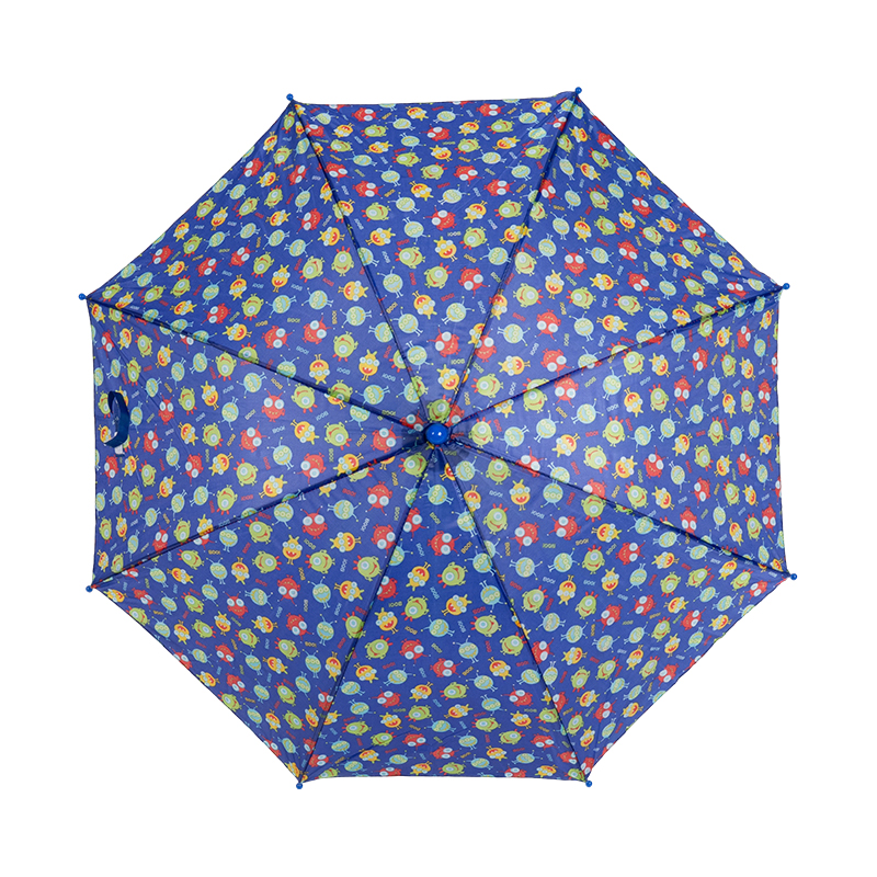 Printed straight auto open kids umbrella