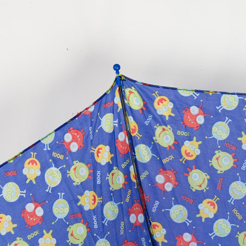 Printed straight auto open kids umbrella