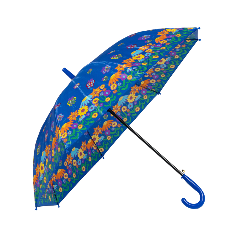 Satic Fabric Printed Design Straight Children Umbrella