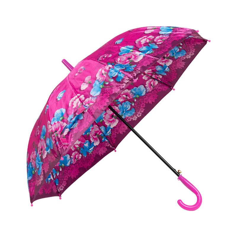 Satic Fabric Printed Design Straight Children Umbrella