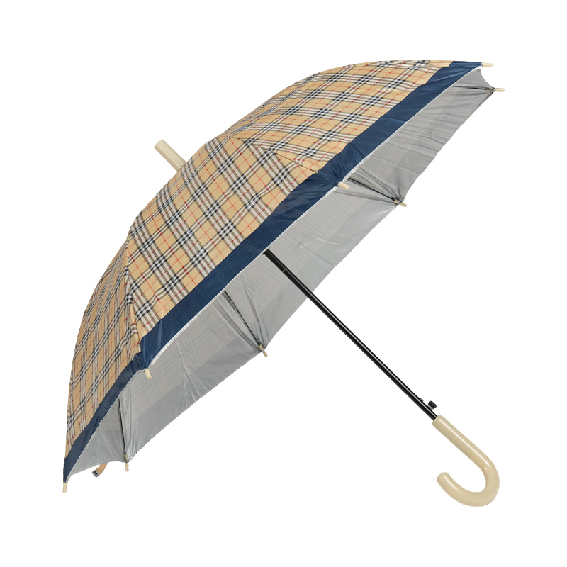 Straight Kids Umbrella With Silver Coating Fabric