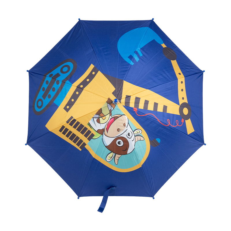 Auto open kids umbrella with black coating