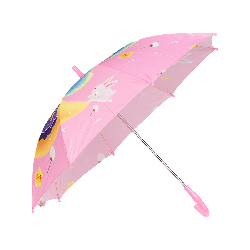 Auto open kids umbrella with black coating