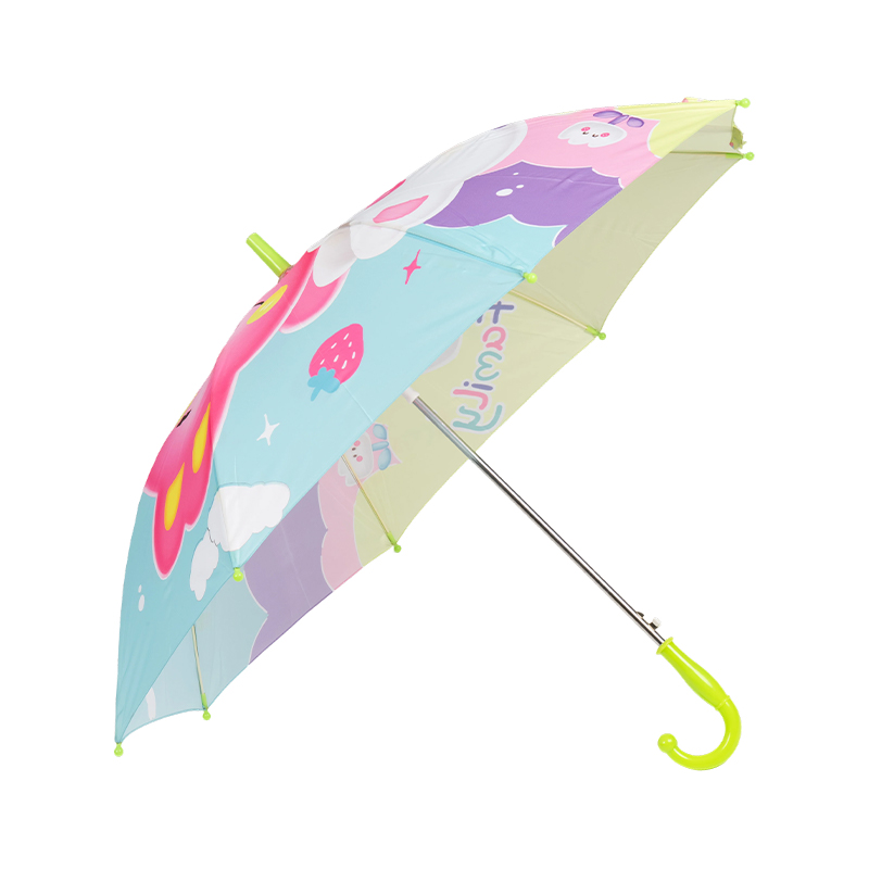 Auto open kids umbrella with black coating