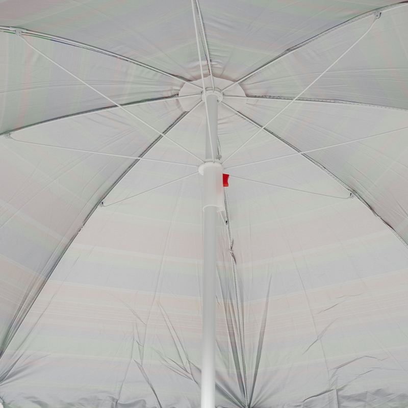 Classic Colorful Striped Beach Umbrella