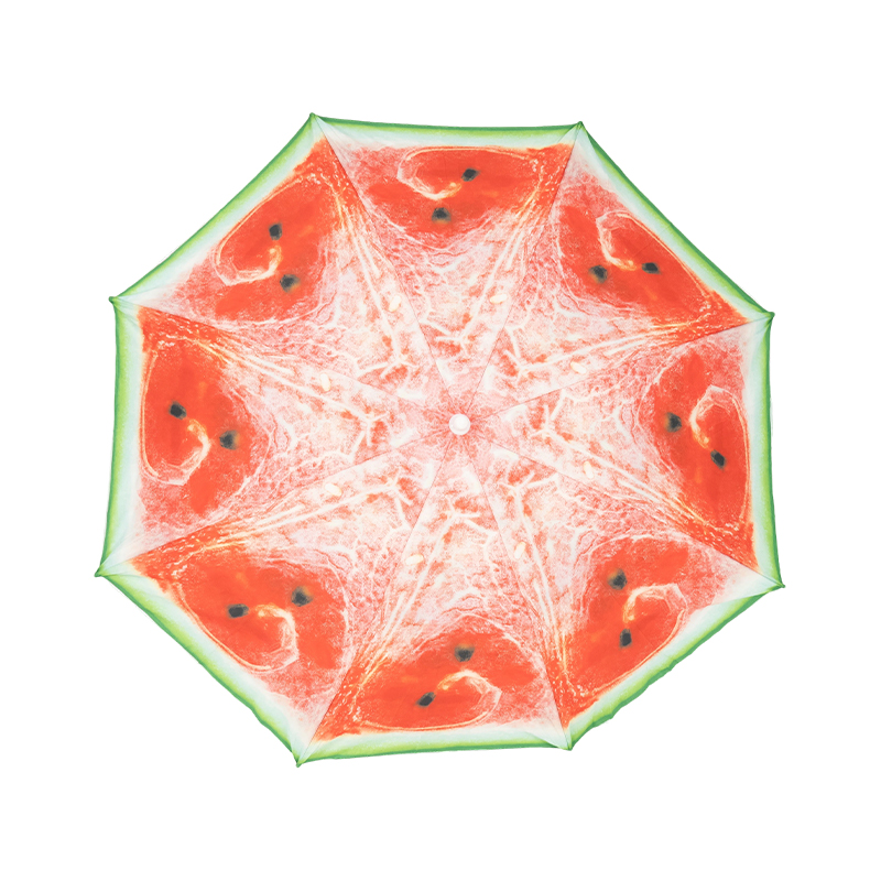 Fresh Watermelon Print Outdoor Beach Umbrella