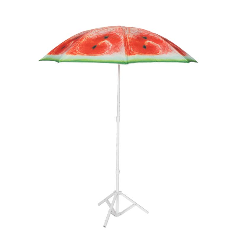 Fresh Watermelon Print Outdoor Beach Umbrella