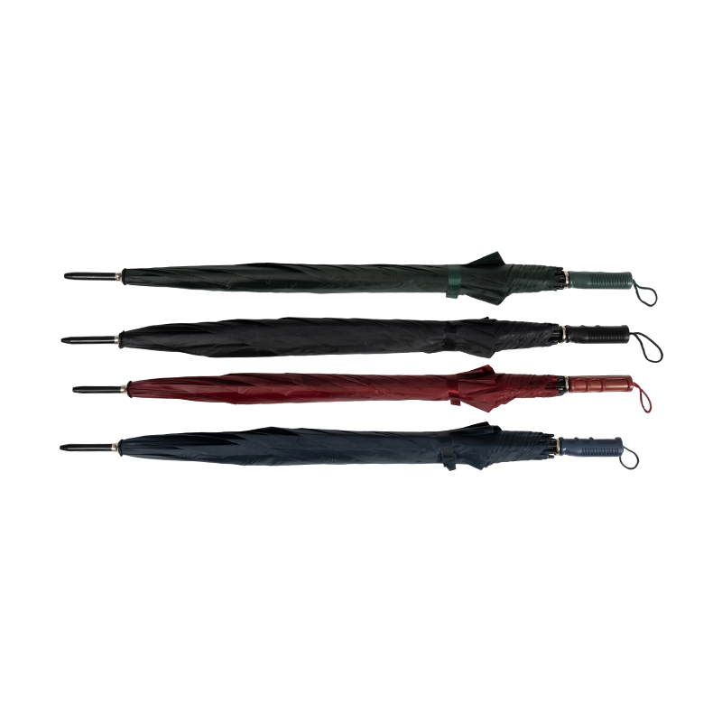 Double-Ribbed Manual-Open Golf Umbrella