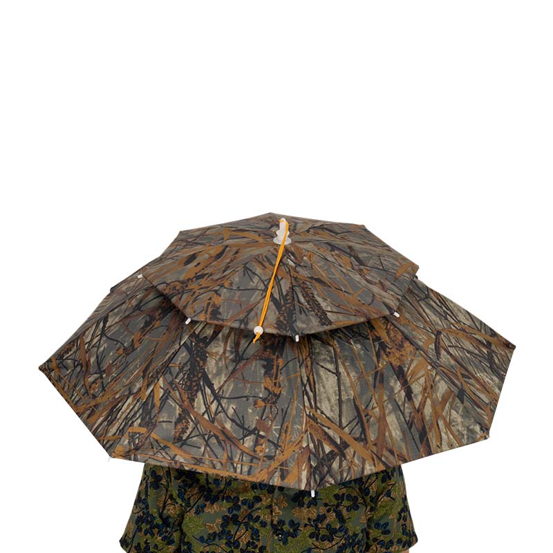 Double-Layer Wearable Umbrella Hat