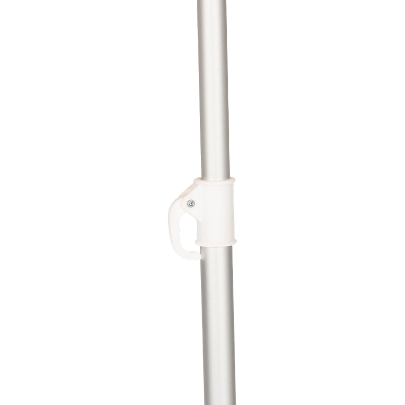 Orange Aluminum pole outdoor sun umbrella