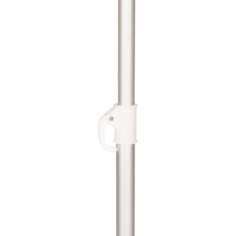 Orange Outdoor Aluminum-Pole Beach Umbrella