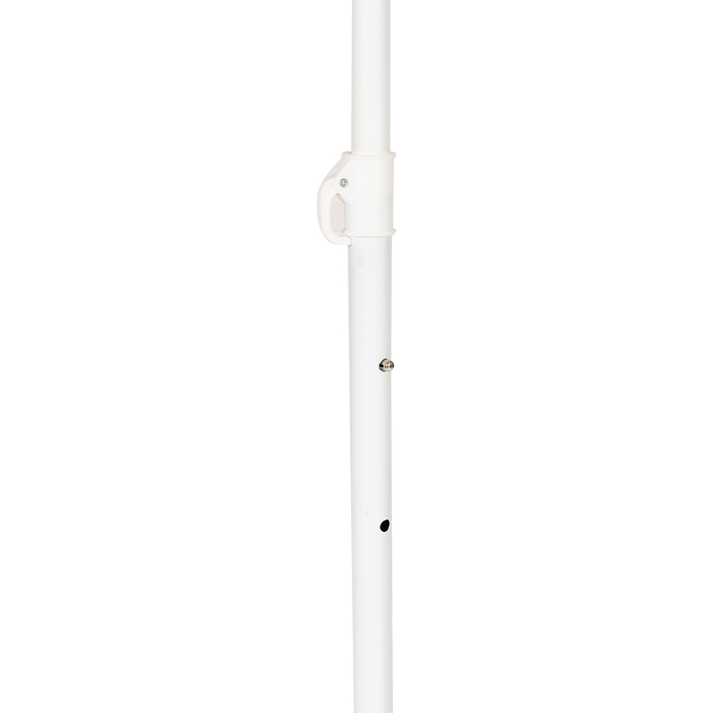 Multicolor Color-Blocked Rainbow Beach Umbrella