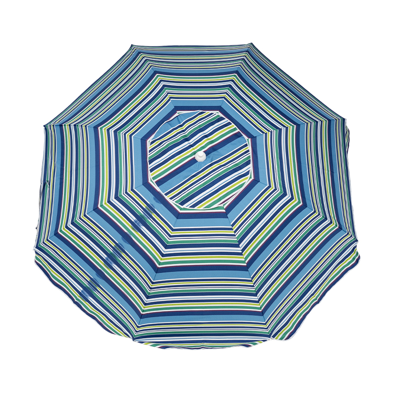 Colorful Striped Outdoor Beach Umbrella