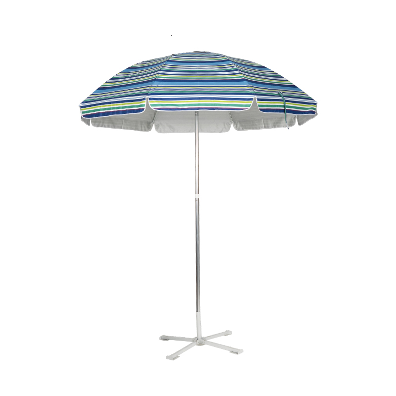 Colorful Striped Outdoor Beach Umbrella