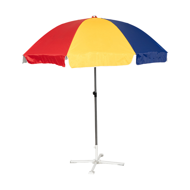Double Ribs Silver Coated Outdoor Beach Umbrella