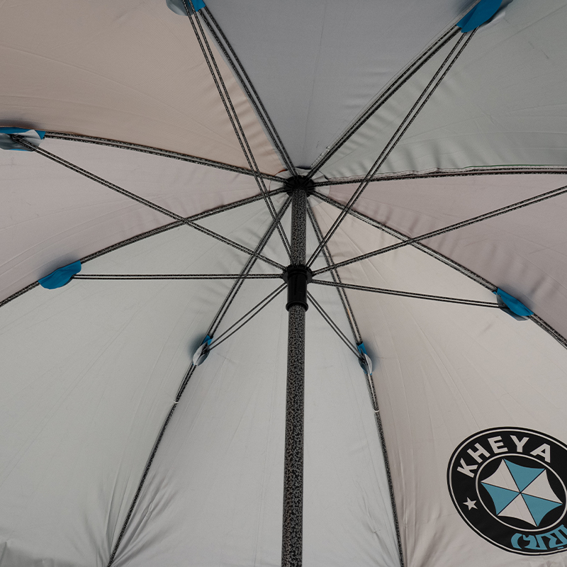 Double Ribs Silver Coated Outdoor Umbrella