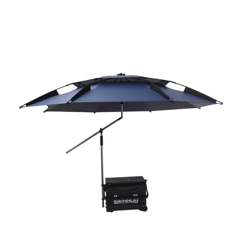 Articulated-Arm Rotating Clamp-Mount Fishing Umbrella